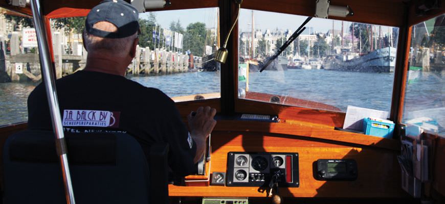 Water taxi in Rotterdam